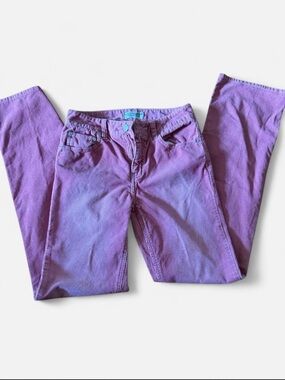 LONDONJEAN Pink Straight Leg Jeans